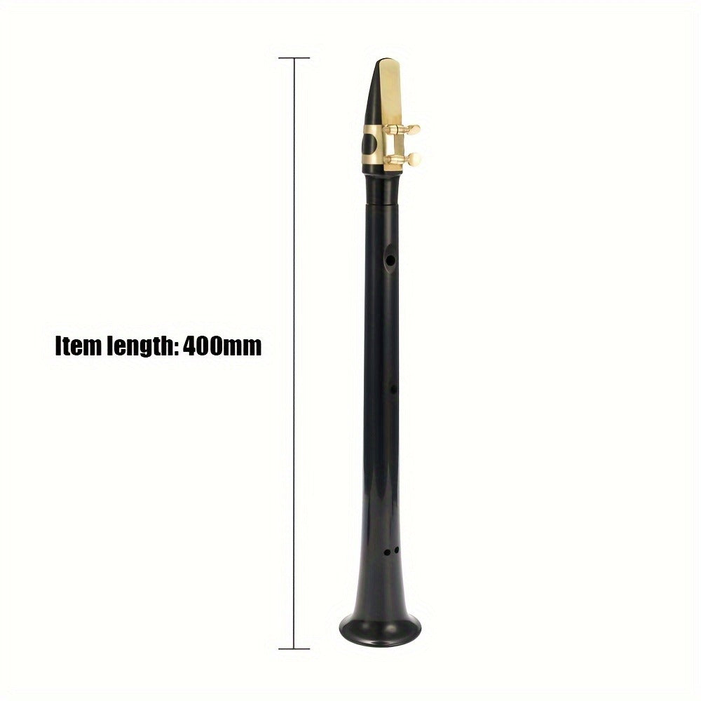 C-Key Pocket Saxophone, Portable Mini Woodwind Instrument with Carry Bag detail image - detail view 3