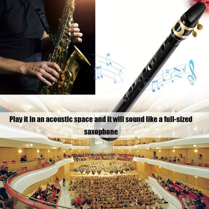 C-Key Pocket Saxophone, Portable Mini Woodwind Instrument with Carry Bag detail image - detail view 5