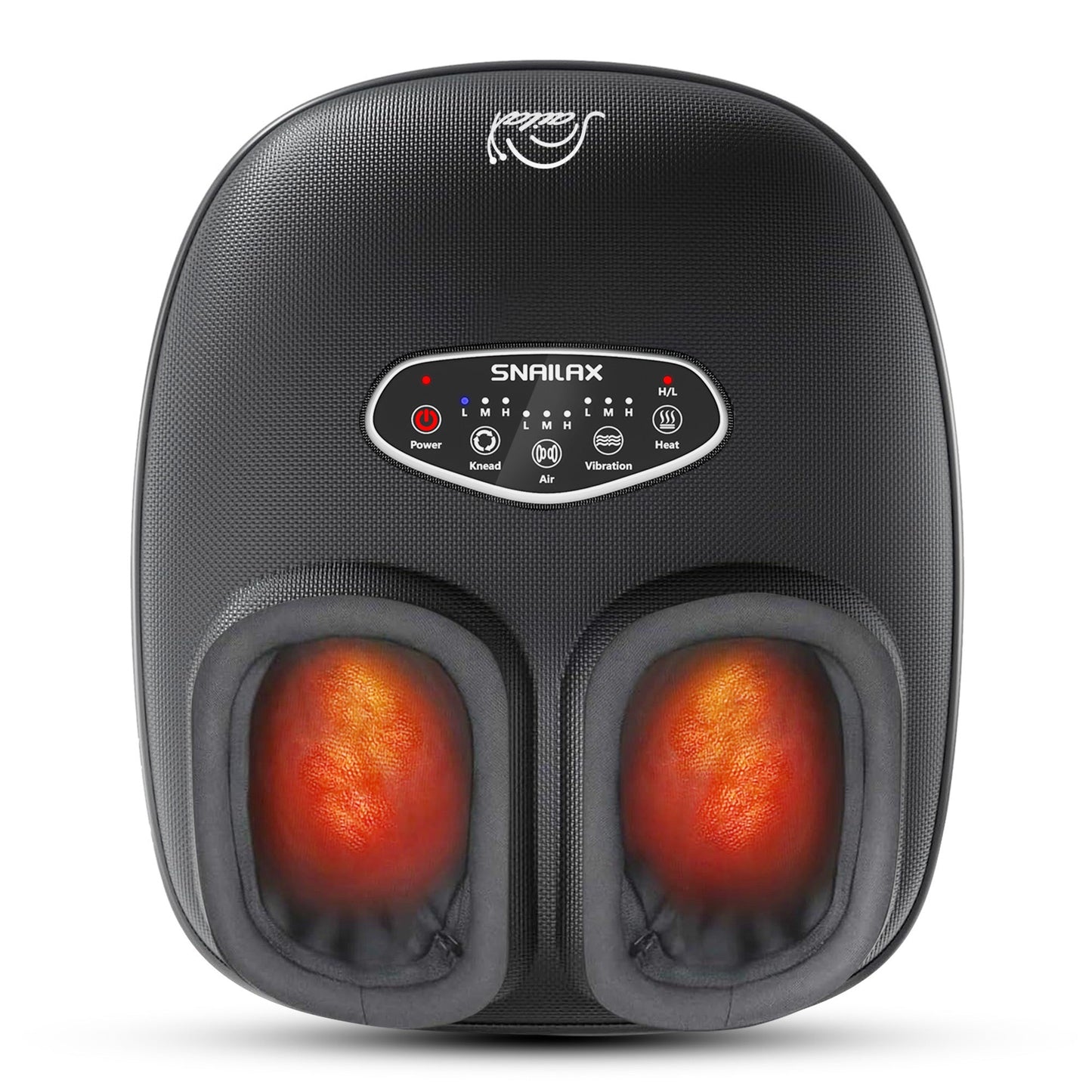 Shiatsu Foot Massager with Heat – Deep Kneading, Compression & Vibration, Electric Foot Massage Machine for Men Women, Fits Size Up to 13
