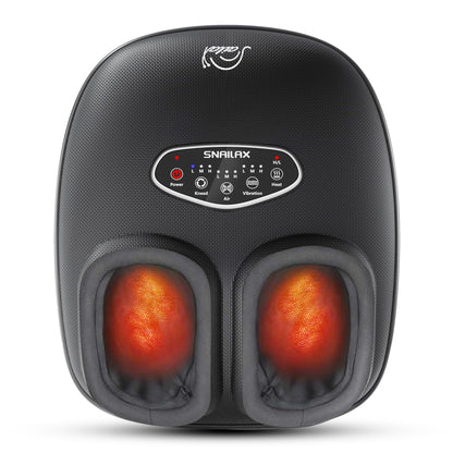 Shiatsu Foot Massager with Heat – Deep Kneading, Compression & Vibration, Electric Foot Massage Machine for Men Women, Fits Size Up to 13