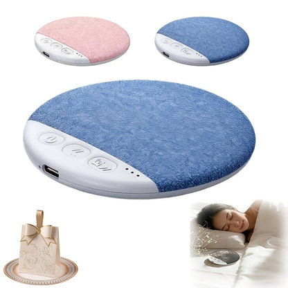 Ultra Slim Under Pillow Sleep Speaker with White Noise, Bluetooth 5.4 Pillow Headphones for Side Sleepers, 30/60 Min Auto Sleep Timer, Lightweight Bone Conduction Sound Design for Sleeping, Insomnia Relief & Relaxation – Blue