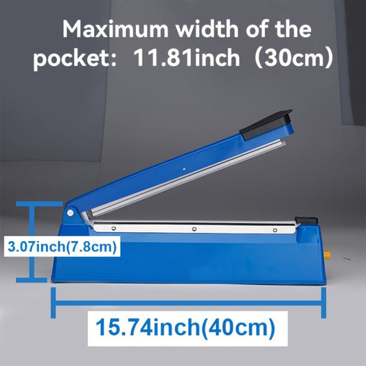 Impulse Heat Sealer 8" & 12" | Adjustable Temperature Poly Bag Sealing Machine for Plastic, Mylar, PE & PP Bags – Portable Manual Heat Sealer for Home, Restaurant, Retail & Food Storage