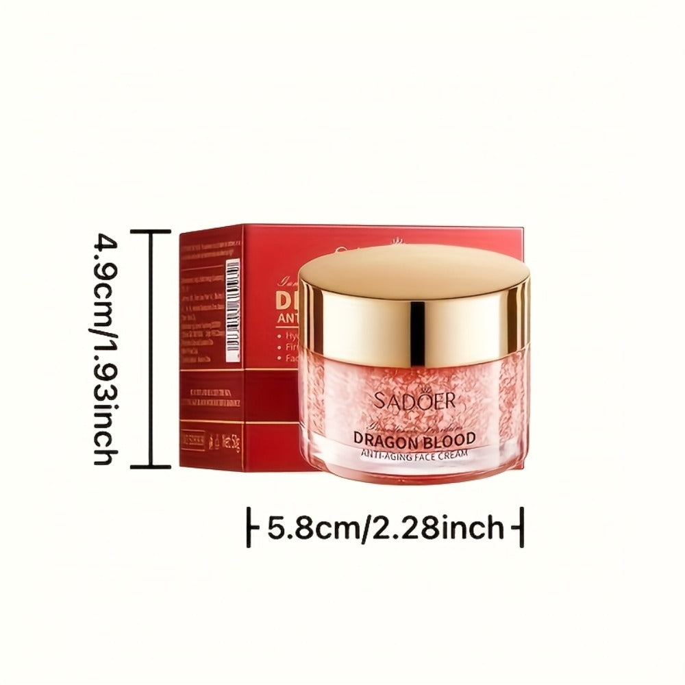 Face Cream Tinted Dragon Blood Extract Formula, 2-Piece 100g Set with Ceramide and Glycerin