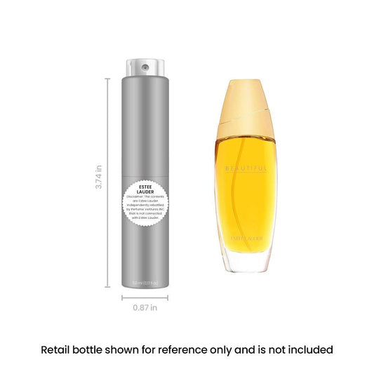 Women's Perfume Estee Lauder Beautiful EDP Travel Spray 5ml — Romantic Floral Eau de Parfum with Rose, Tuberose & Sandalwood | Portable Atomizer for Purse