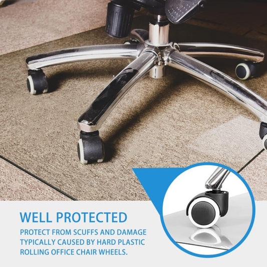 Floor Mat Protector - Heavy Duty Non-Slip Chair Mat for Hardwood Floors, Kitchen, Living Room & Office Use, Scratch-Resistant, Easy Clean, Multiple Sizes