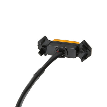 Grille LED Lights 4pcs - Amber Yellow 12V Front Grille Decorative Lights, Black Shell, Universal Fit for Toyota, Pickup Trucks & Off-Road Vehicles