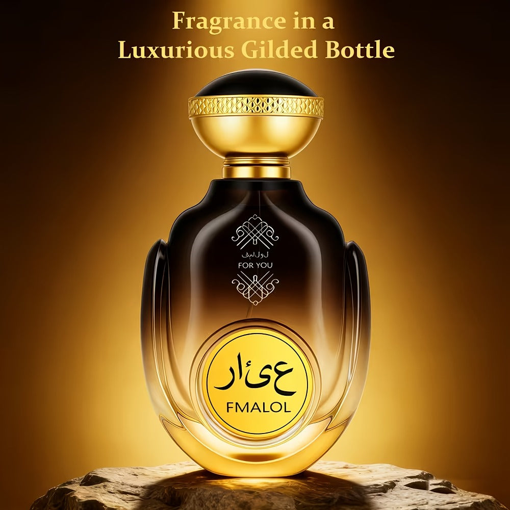 Eau de Parfum Dubai Luxury for Men in Black Arabic-Art Gift Box with Oud Source Family for Daily Wear