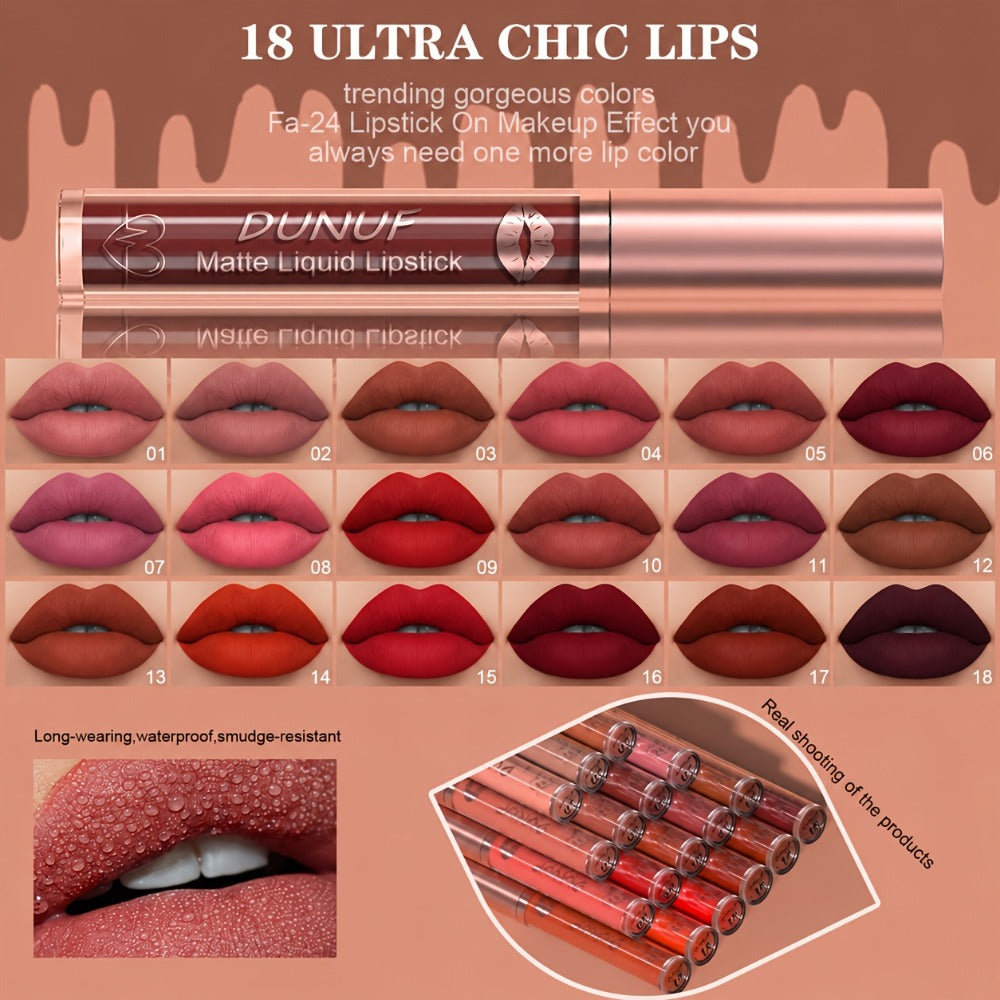 Twelve-Piece Boxed Lip Color Collection in Coordinated Set 02, Set 03 or Set 04 Shade Assortments