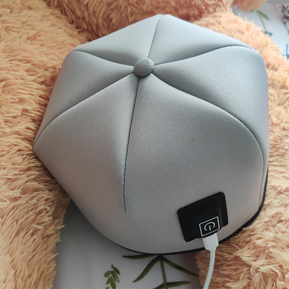 Wearable 120-LED Red and Near-Infrared Light Cap with 630nm and 820nm Modes in Black or Gray