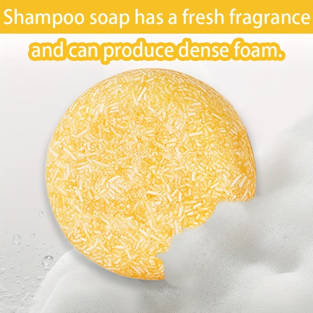 Ginger Shampoo Bar 3pcs × 60g — Natural Handmade Solid Shampoo Bar, Sulfate-Free, Paraben-Free & Vegan | Scalp Stimulating Ginger Formula for Hair Growth | All Hair Types | Unisex Travel Size