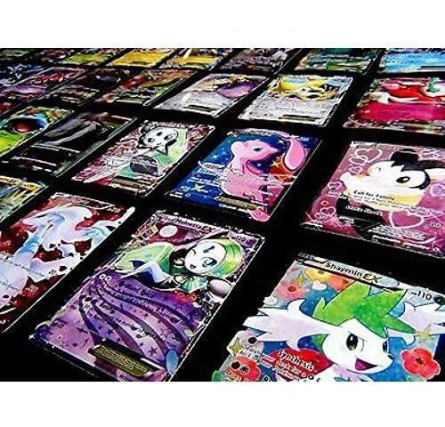 Pokemon-Labeled Trading Card Lot, 100 Illustrated Cards with Holographic and Standard Designs
