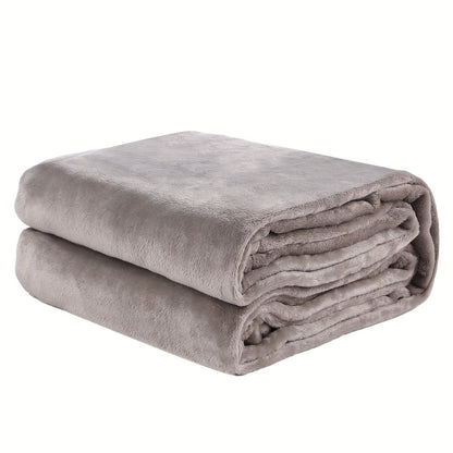 Quilted Flannel Throw Blanket – 180-200gsm Soft Warm All-Season Bed Cover, 17 Patterns, Rhinestone & Checker Designs, 2 Sizes