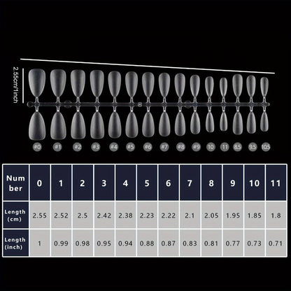 Press On Nails 10-Piece Medium Almond Glitter Color-Block Set with AB Crystal Rhinestones and Tool Kit