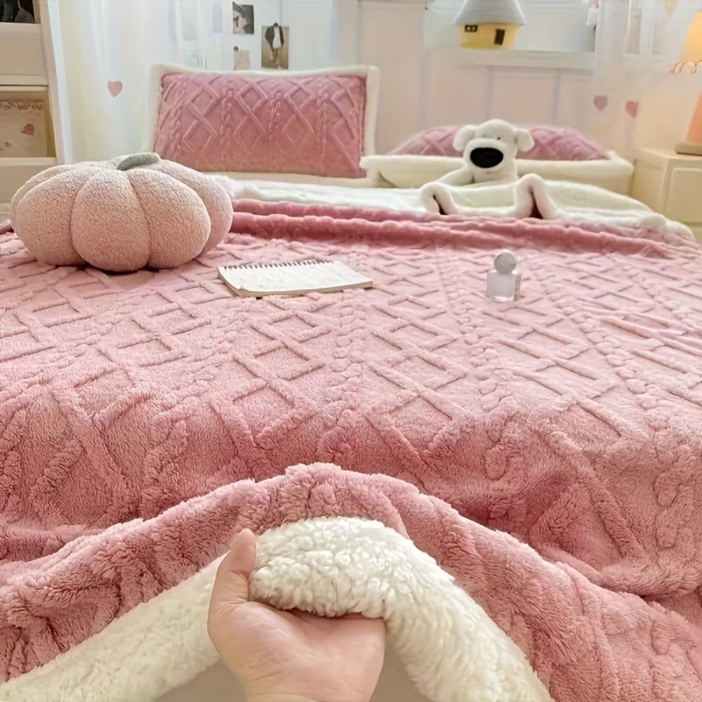 Taffeta Blanket Double-Sided – Silky Soft All-Season Sleep Blanket for Bed & Air Conditioning, Machine Washable, 5 Colors, 3 Sizes