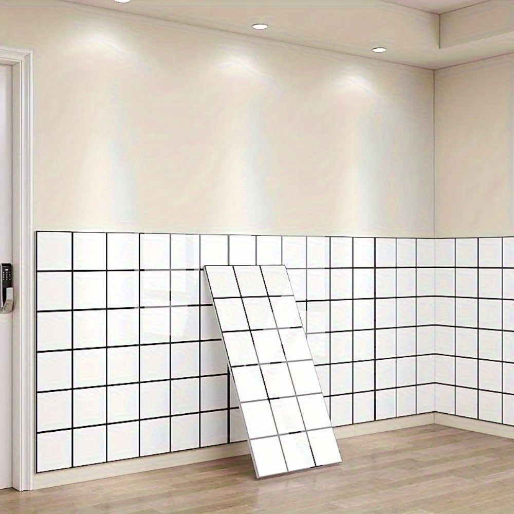 Marble-Pattern Wall Panel Set with 20- or 40-Piece Packs, Eight Codes and 11.81 x 23.6-Inch Tiles