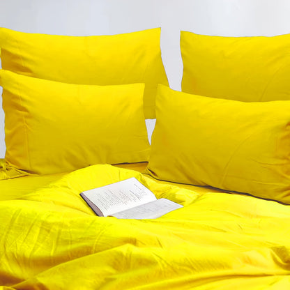 Microfiber Pillowcases Set of 4 – Soft Brushed 90GSM Wrinkle-Resistant Envelope Closure Pillow Covers, Queen & King Size, Multiple Colors, Breathable Polyester Pillow Cases for Bedroom Hotel