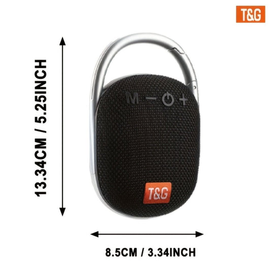 Portable Bluetooth Speaker Mini with 0.5W-2.5W Stereo, LED Lights, TF Card and Integrated Latch