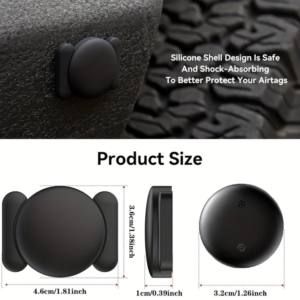 Apple Find My Compatible GPS Tracker – Mini Luggage Tracker with Magnetic Case, No Monthly Fee, Anti-Lost Device for Luggage Bags Keys Wallet, Works with iOS Find My Network