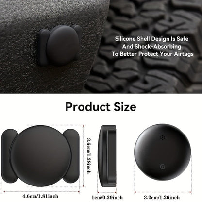 Apple Find My Compatible GPS Tracker – Mini Luggage Tracker with Magnetic Case, No Monthly Fee, Anti-Lost Device for Luggage Bags Keys Wallet, Works with iOS Find My Network