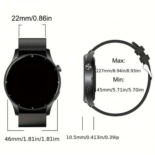 Smartwatch – Round 2.01" Extra Large Screen with Wireless Calling, 100+ Sport Modes, Sleep Monitor Heart Rate, Built-in Games Weather…
