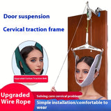 Reinforced Steel Wire Rope [Cervical Tractor] + Comfortable Green Cotton Cloth Tractor