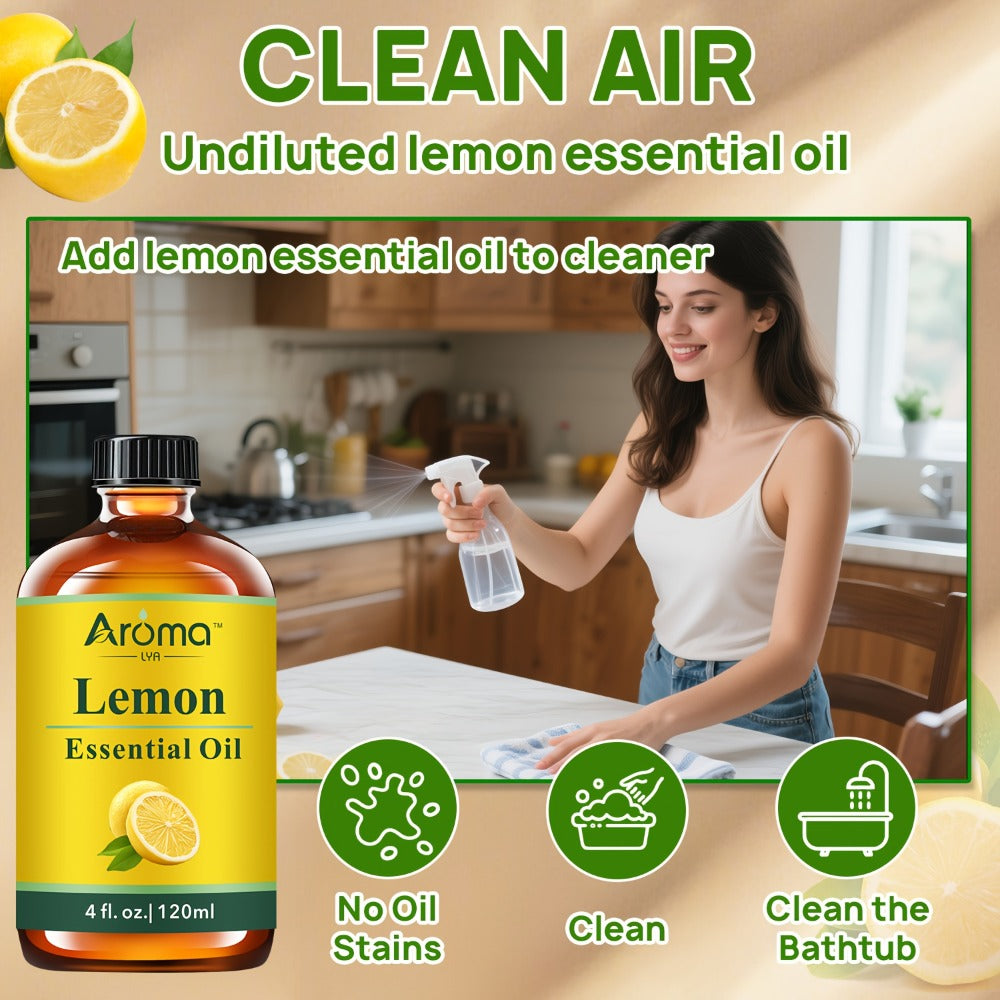 Essential Oil 118ml Multi-Scent Selection with Lavender, Tea Tree, Citrus and Herbal Options
