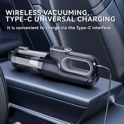 Car Vacuum Cleaner with 13KPa Suction, USB Rechargeable Cordless Body and Multi-Nozzle Accessory Set