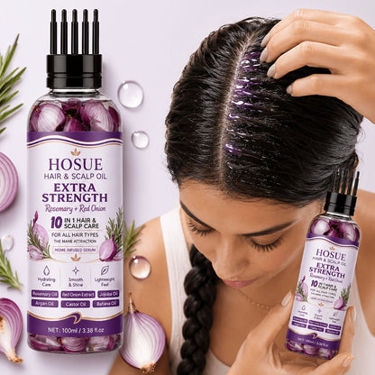 3.38 oz Botanical Hair and Scalp Oil in Six Checkout Options with Source-Labeled Plant Oils