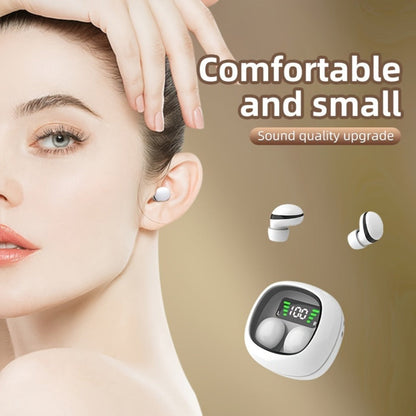 Wireless Earbuds Ultra-Small HiFi In-Ear with Touch Control, Built-In Mic and LED Case in Three Colors