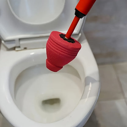 Toilet Plunger, Air Pressure Drain Cleaner, Pipe Unclogger Handle, Suction Cup Clog Remover for Toilet Sink Shower Bathtub