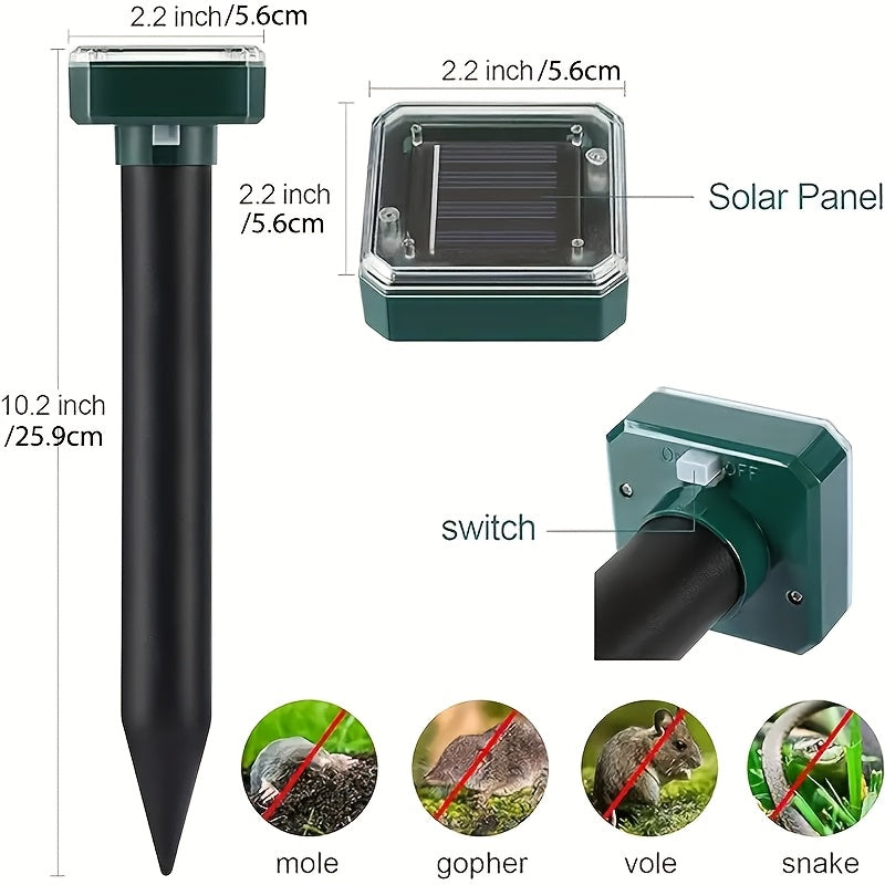 Solar Outdoor Lights for Garden, LED Landscape Path Lights IP44 Waterproof, Solar Lawn Projection Lights for Yard Courtyard Patio, 2/4/6/8/10 Pack Christmas Holiday Decor