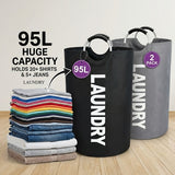 2pcs Black+Gray 25.1gal