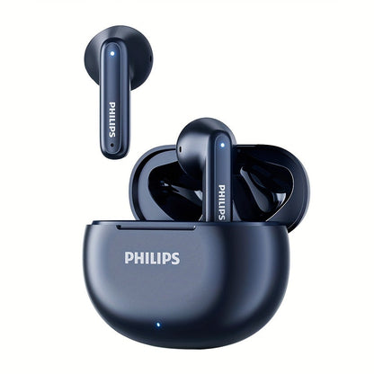 Bluetooth 5.4 Semi-Open Earbuds True Wireless TWS Charging Case Noise Cancelling Mic 20H Playtime Type-C Charging Sports Travel Home Office Wireless Earphones Blue Black White