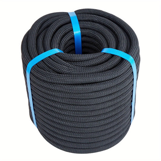 Double Braided Nylon Rope 1/2 Inch Heavy Duty Polyester – 100ft 150ft 200ft Multi-Color for Anchoring Towing Cargo Sailing Dock Lines & Outdoor Use
