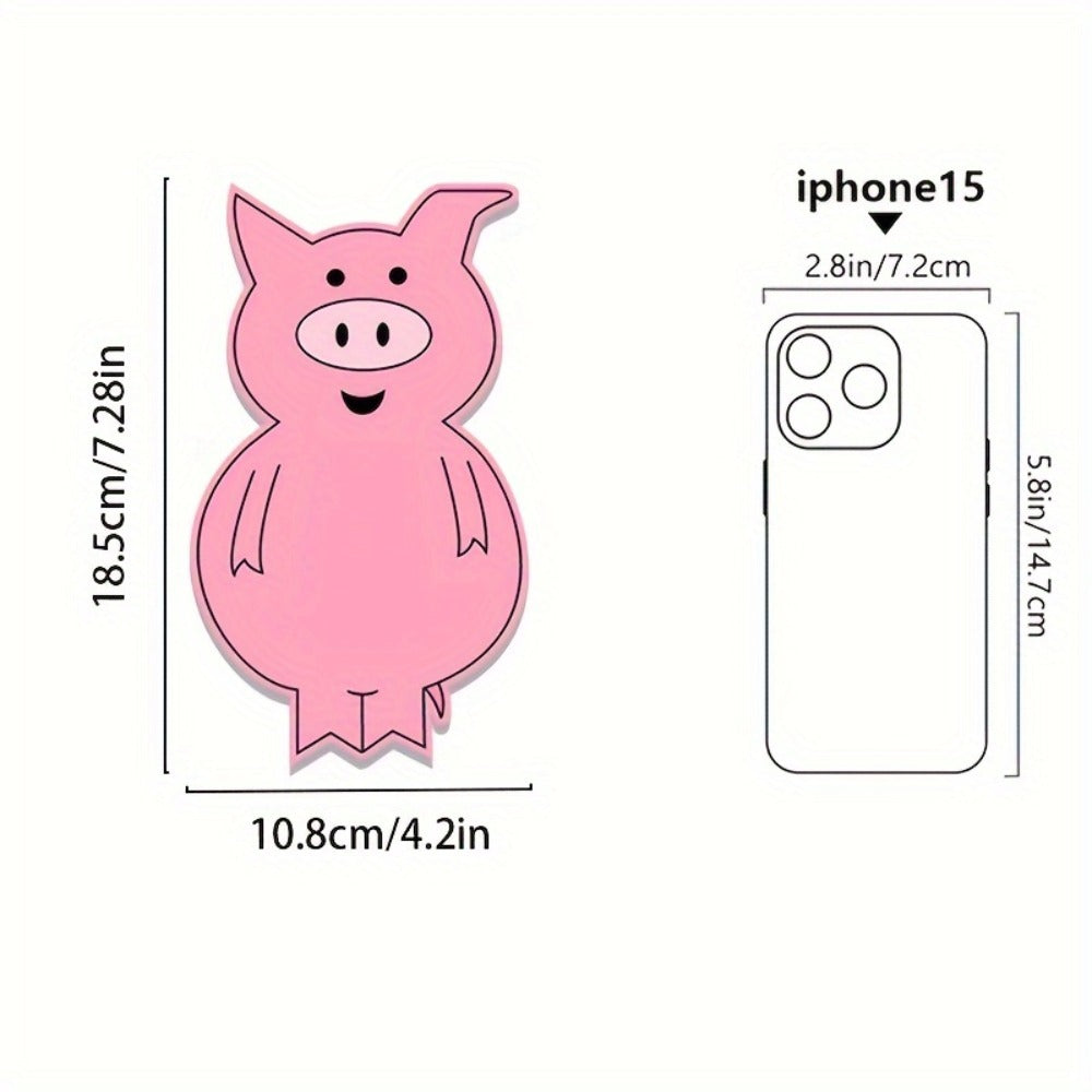 Elephant and Piggie Hand Puppets Plush Stuffed Animal Props for Storytelling, Classroom Teaching & Role Play, Interactive Read-Aloud Toy for Kids Toddlers, Birthday Gift – Pink Animal & Baby Elephant