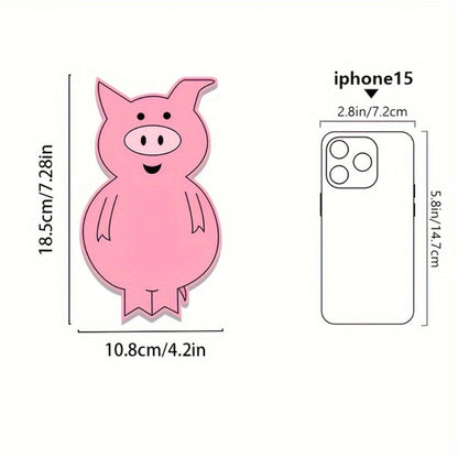 Elephant and Piggie Hand Puppets Plush Stuffed Animal Props for Storytelling, Classroom Teaching & Role Play, Interactive Read-Aloud Toy for Kids Toddlers, Birthday Gift – Pink Animal & Baby Elephant