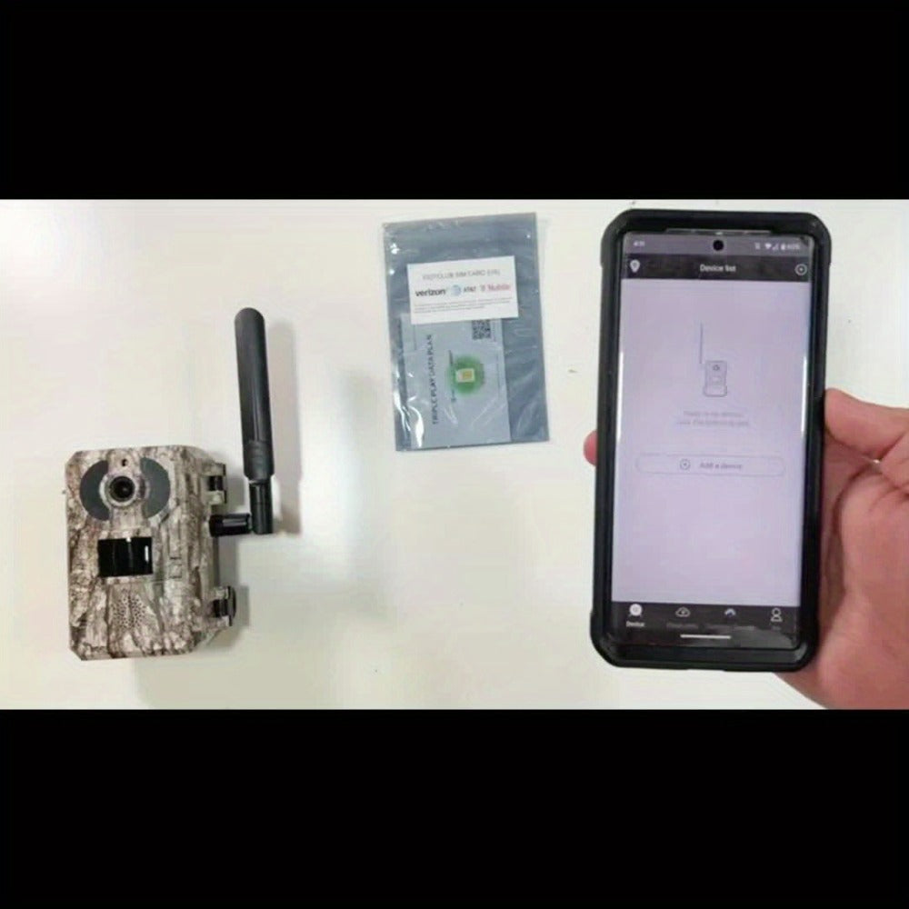 4G LTE Solar Trail Camera with App Alerts, Live View and Built-In SIM in One- to Four-Camera Packs