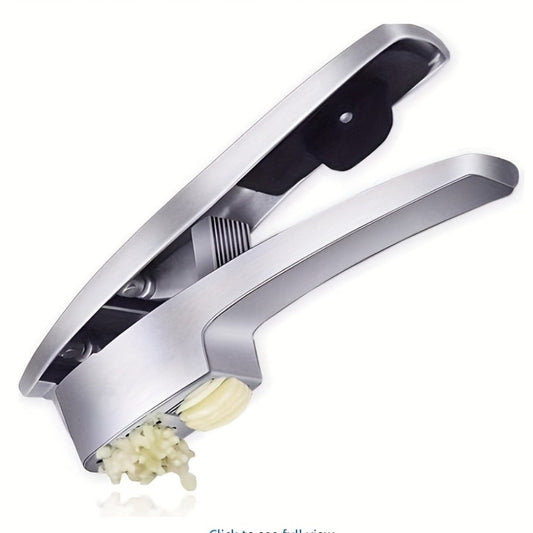 Garlic Press 2-in-1 Garlic Mincer and Slicer Stainless Steel Manual Garlic Crusher Presser for Fine Mince Puree Kitchen Tool for Home Restaurant Hotel