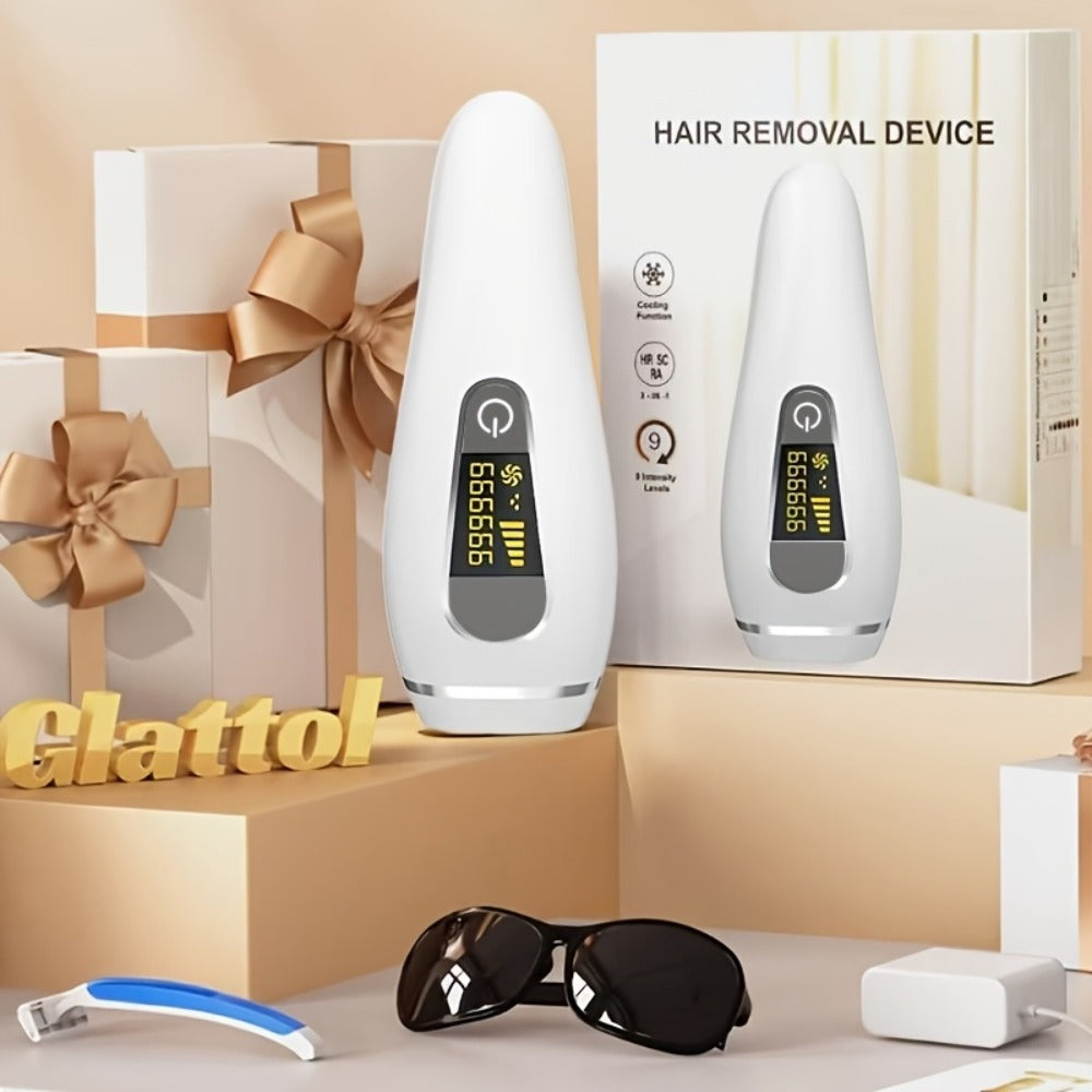 IPL Hair Removal Device LEFINEE Flagship Pro Cordless 999K Flashes — Painless Permanent Hair Remover for Women & Men, Adjustable Intensity Full Body Face Legs Bikini Underarms At-Home Use