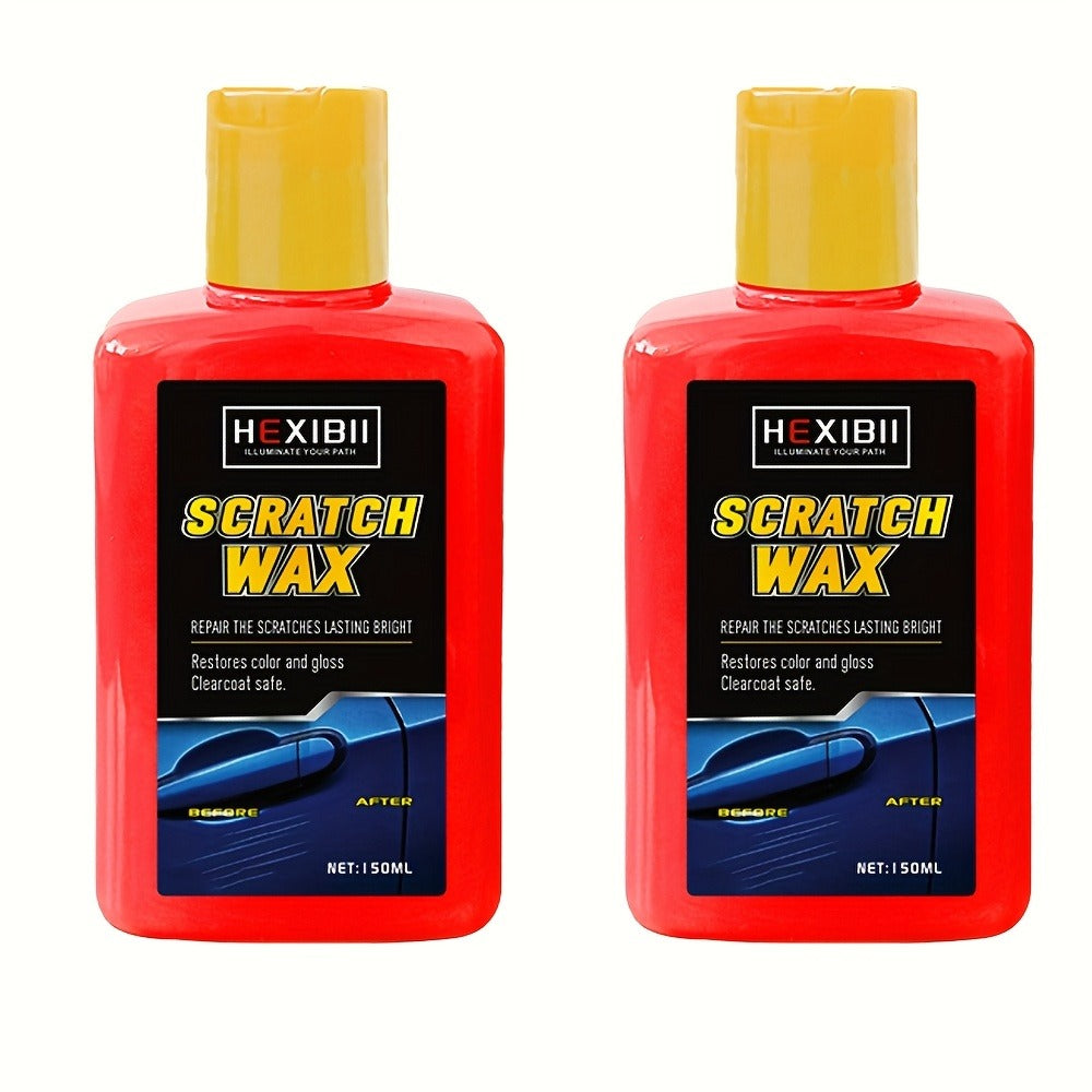 Car Scratch Remover Paste Kit – Clear Coat Scratch Eraser for Light Surface Marks & Swirl Marks, Car Paint Repair Paste | 150ml or 2-Bottle Set