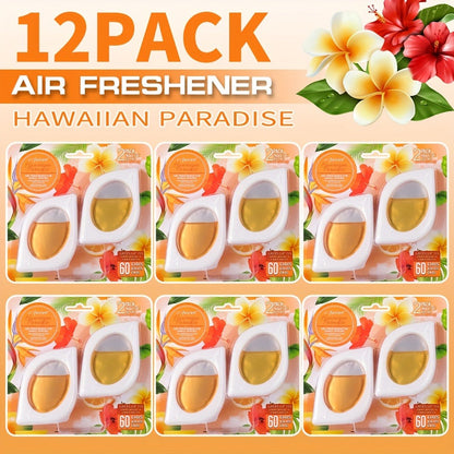 Compact Air Freshener Cups in Six Scents, Available in 2, 6 or 12 Packs for Closets, Bathrooms and Small Spaces