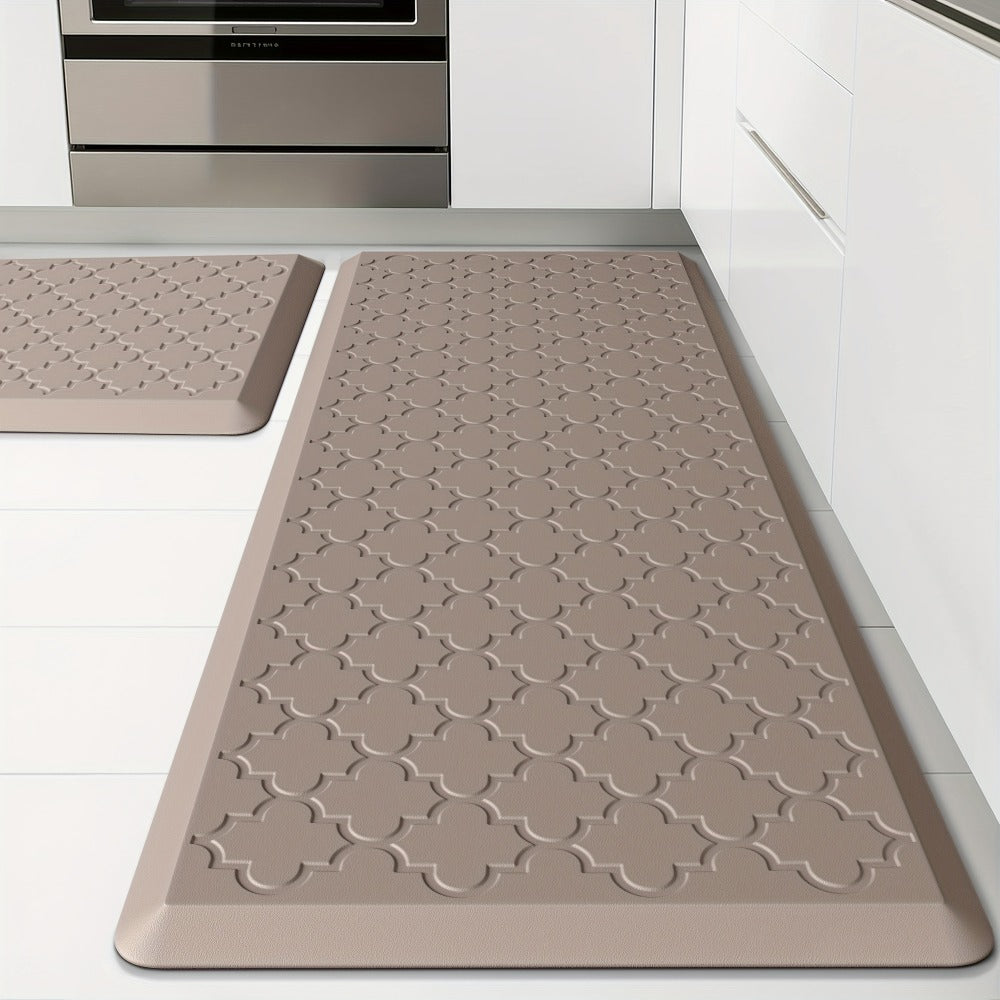 Kitchen Mat Set, 2-Piece Cushioned Standing Mats in Four Colors with 17.3x29 and 17.3x47 or 17.3x59-Inch Pairings