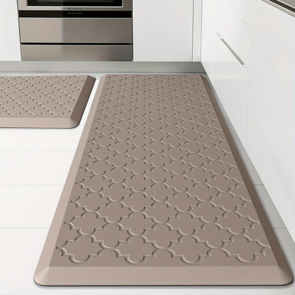 Kitchen Mat Set, 2-Piece Cushioned Standing Mats in Four Colors with 17.3x29 and 17.3x47 or 17.3x59-Inch Pairings