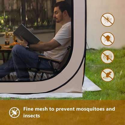 Gazebo Screen House 6x6ft Pop Up Canopy Mosquito Netting Backyard
