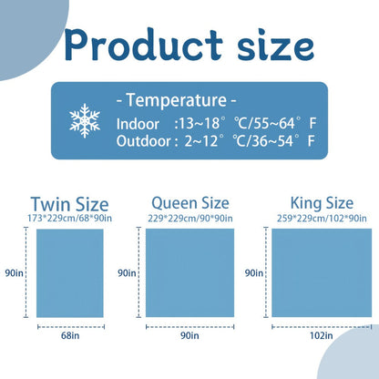 Textured Two-Face Comforter in Elegant Gray or Sapphire Blue with Twin, Full, Queen and King Sizes