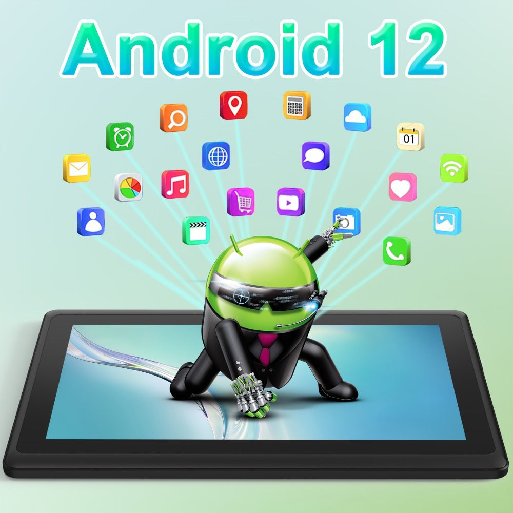 Android Tablet 7-Inch PEICHENG with Android 14, A133 Quad-Core CPU and 32GB Internal Storage