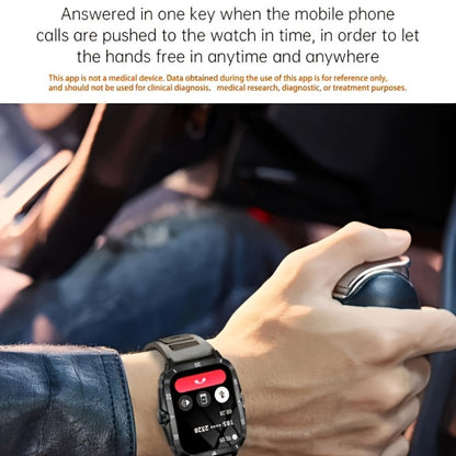Smartwatch – Illumination Light K33 Khaki – Full Touch, 100+ Sport Modes, Wireless Calling, Music Playback, Remote Camera, Weather…