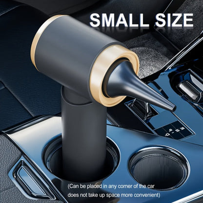 Handheld Vacuum Cleaner and Air Duster with Blow-Suction Modes, Six Attachments and Two Power Options