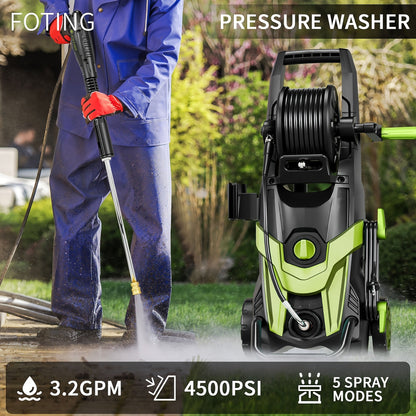 Electric Pressure Washer High PSI | Car Patio Fence Home Foam Cannon