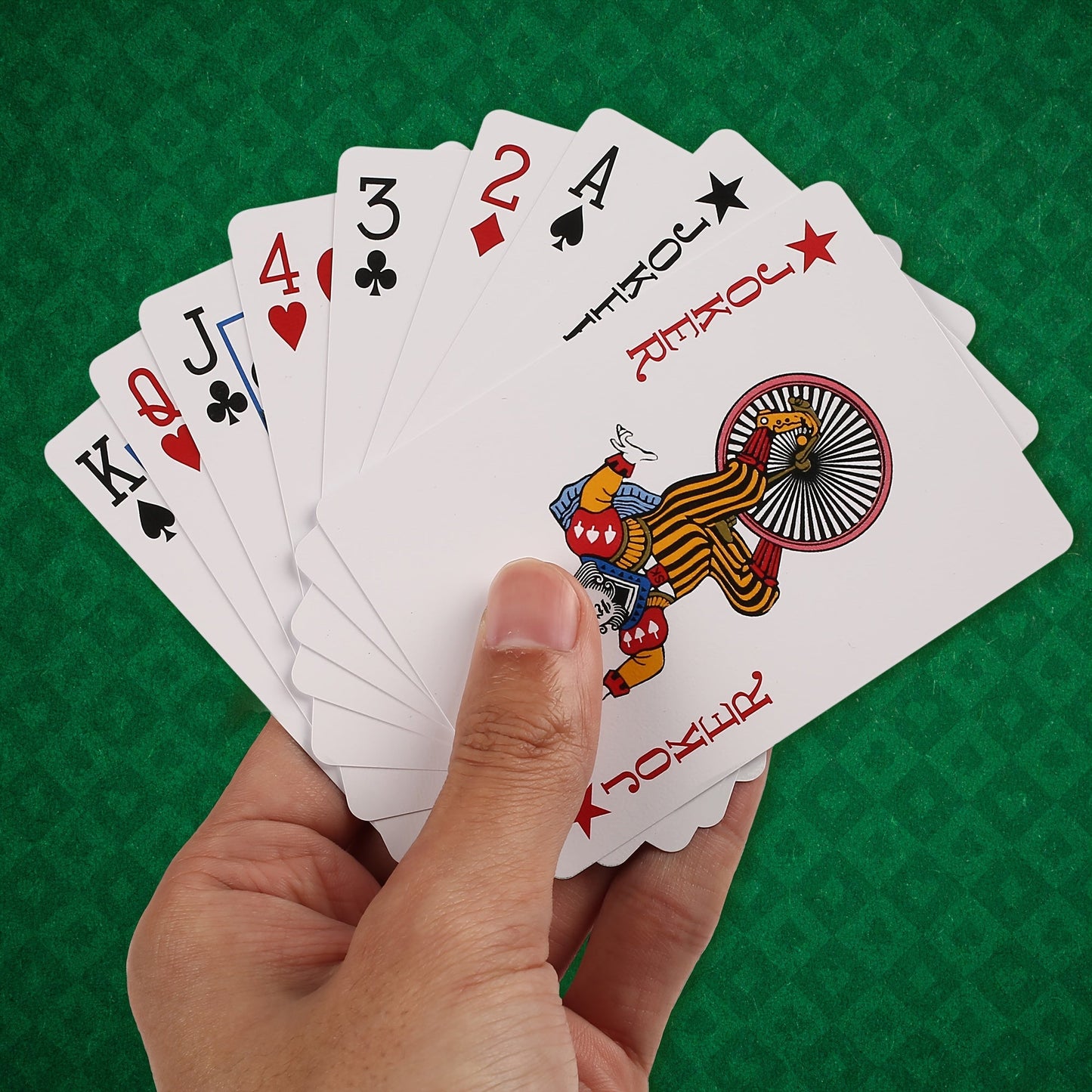 Two-Deck Plastic Playing Card Set with Standard Index, Textured Backs and Individual Storage Cases